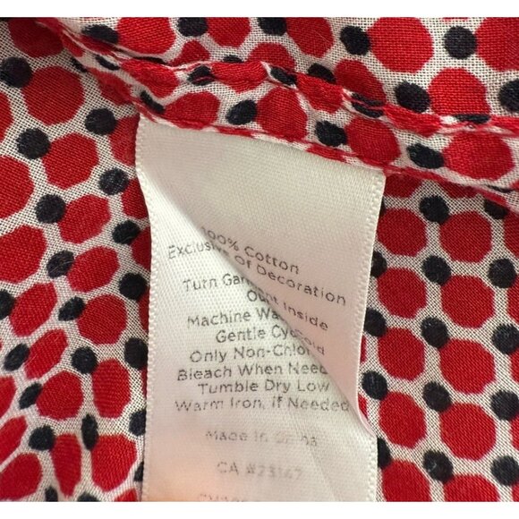 Talbots Petites V-Neck 3/4-Sleeve Pullover Tunic Top Blouse Women's Sz SP - Picture 9 of 10